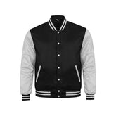Black and White Satin Jacket