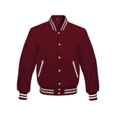 Maroon All Wool Varsity Jacket