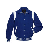 Royal Blue Vintage Varsity Jacket