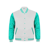 White and Tiffany Satin Jacket