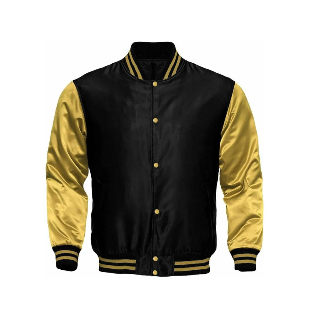 Black and Gold Satin Jacket