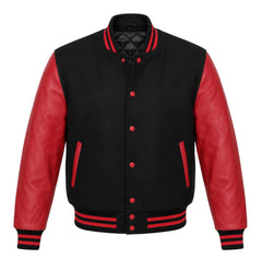Black and Red Varsity Jacket