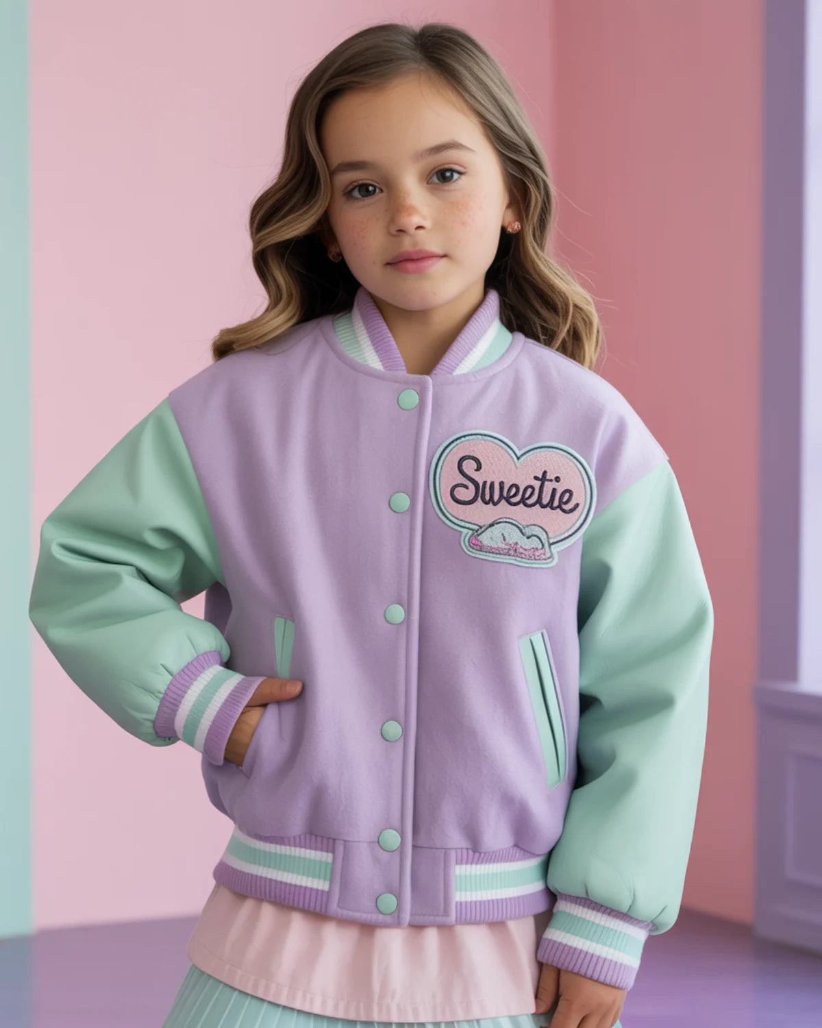 Cotton Pop Varsity Jacket
