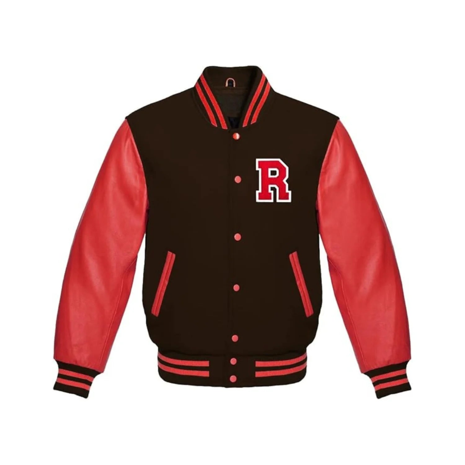 Crimson Edge R Letterman Jacket