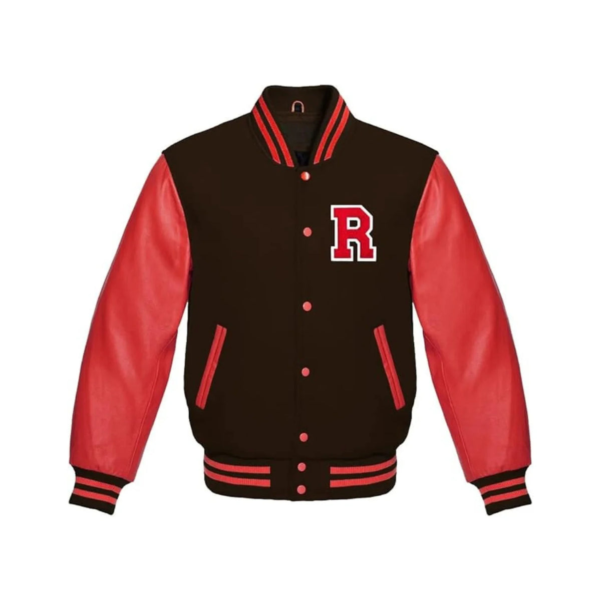 Crimson Edge R Letterman Jacket