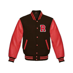 Crimson Edge R Letterman Jacket