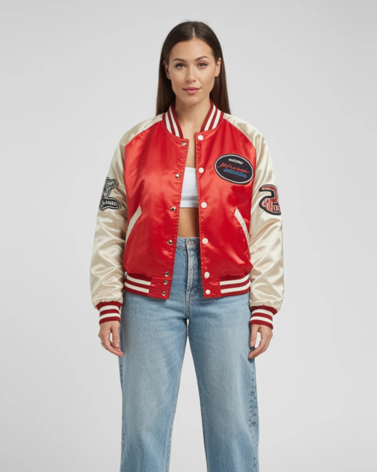Crimson Flash Women’s Varsity Jacket