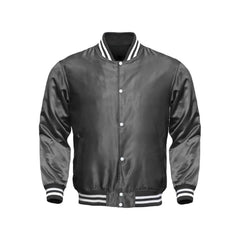 Dark Grey Satin Jacket