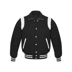 Dark Grey Vintage Varsity Jacket