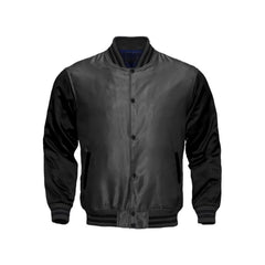 Dark Grey and Black Satin Jacket