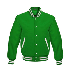 Green Wool Varsity Jacket