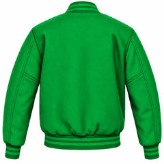 Kelly Green Wool Varsity Jacket