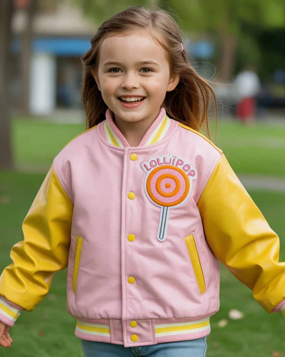 LolliPop Joy Varsity Jacket