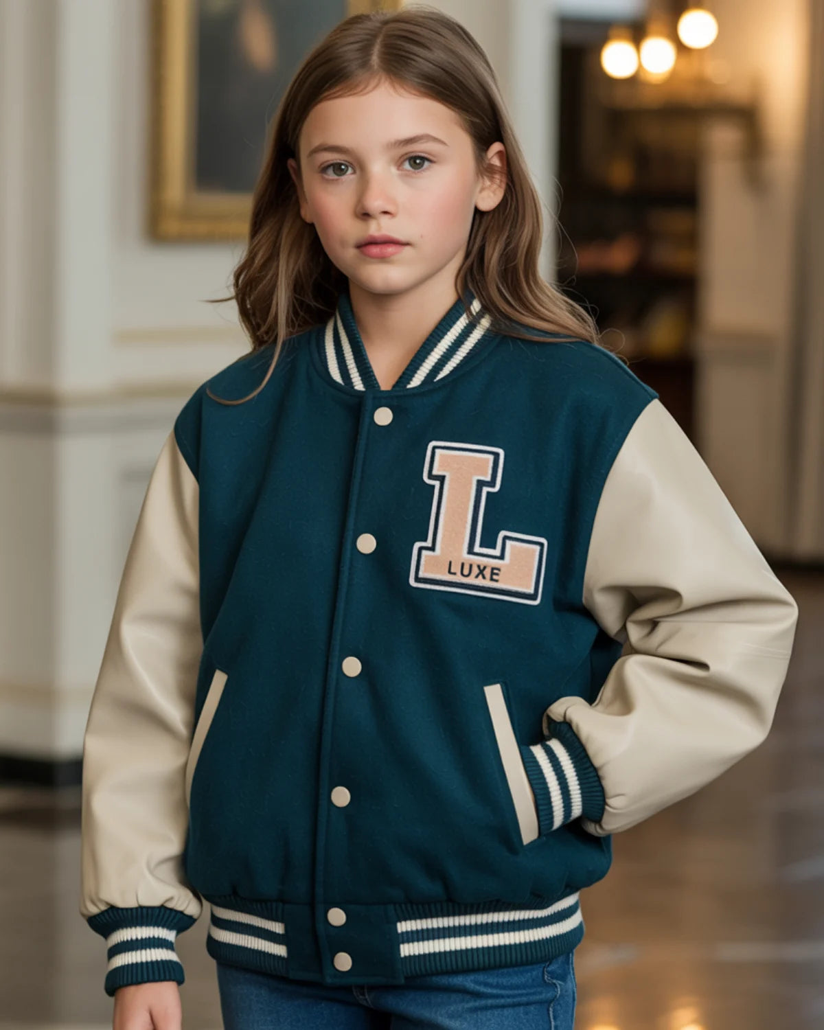 Luxe League Varsity Jacket