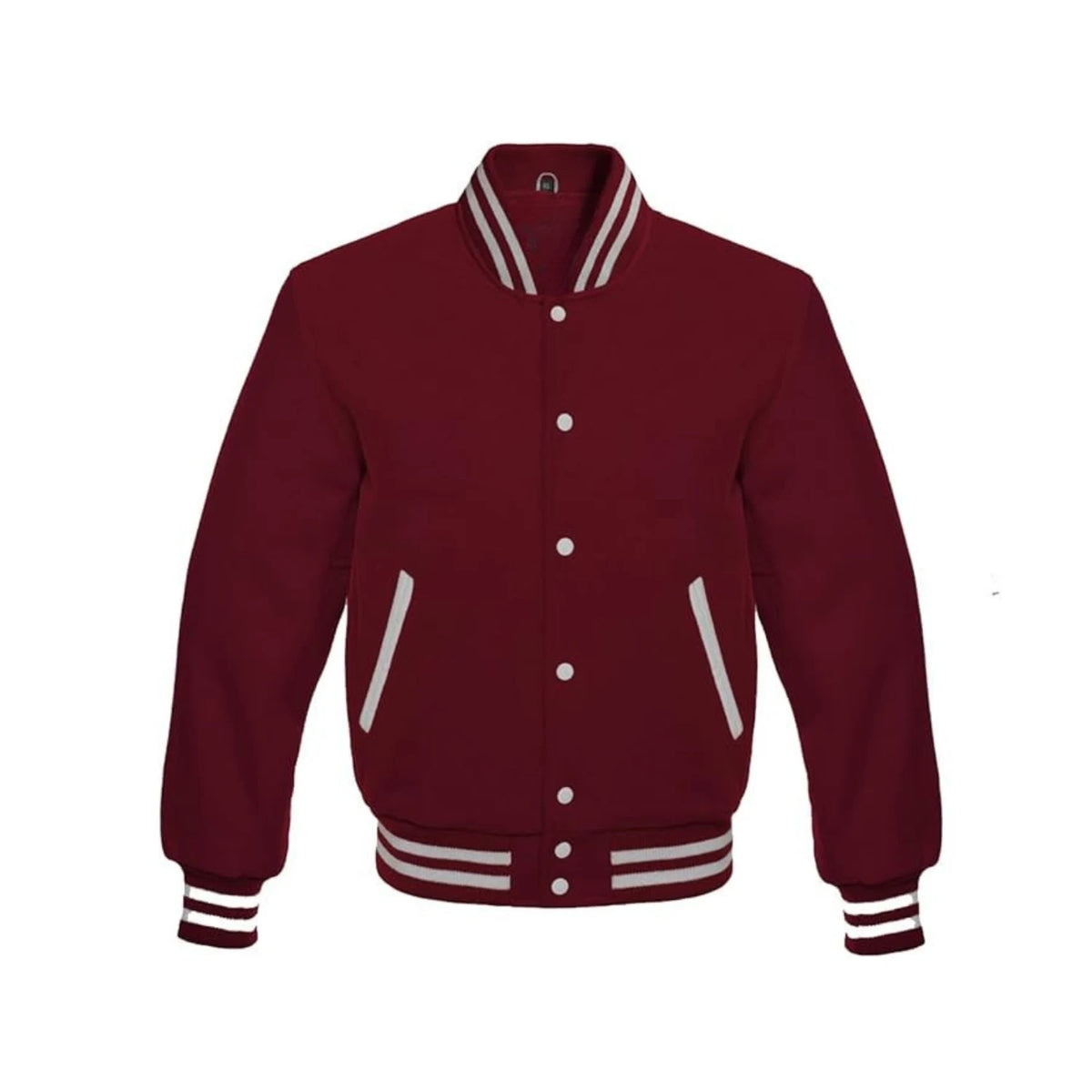 Maroon All Wool Varsity Jacket