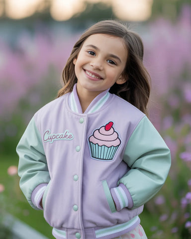 Mint Frost Varsity Jacket