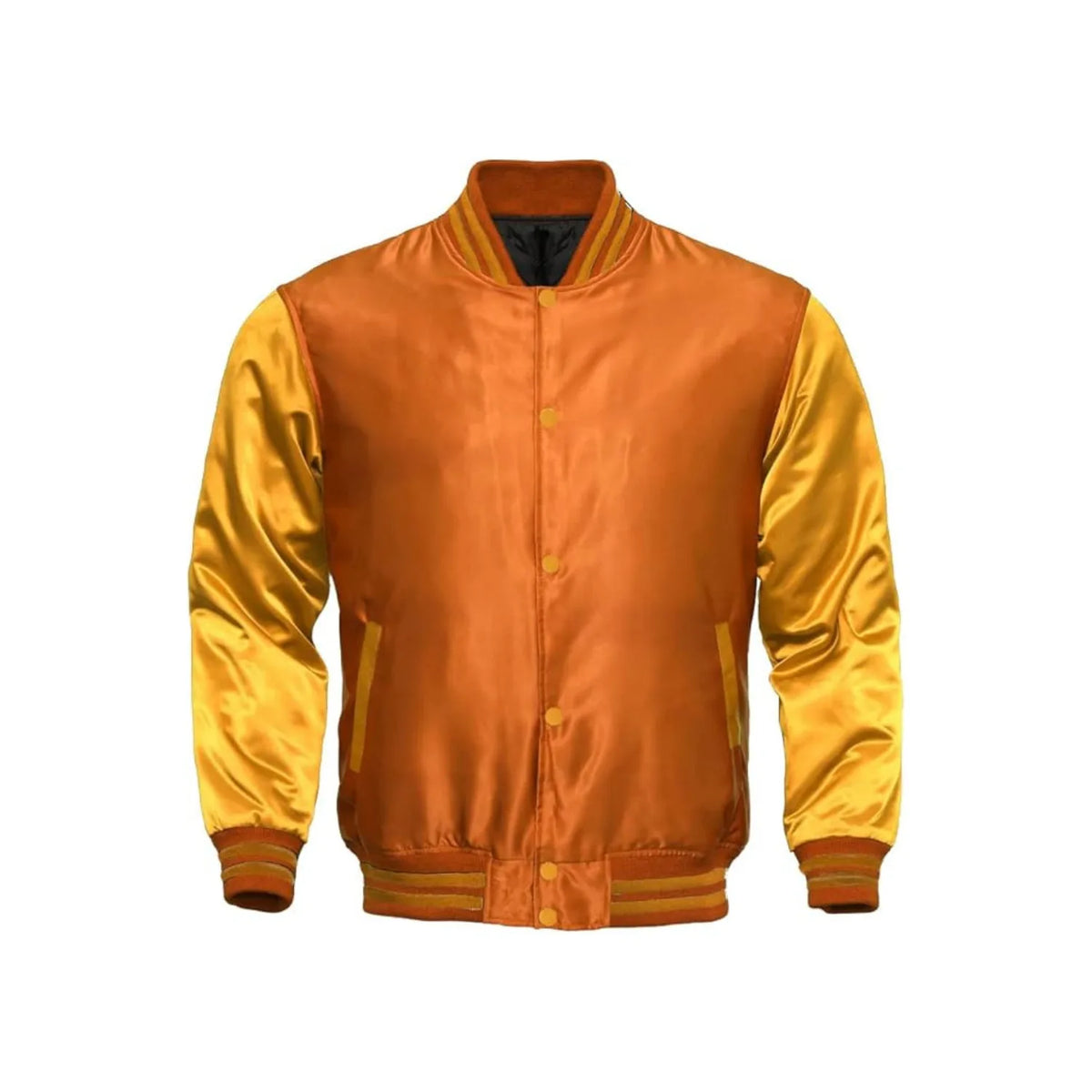 Orange and Yellow Satin Jacket