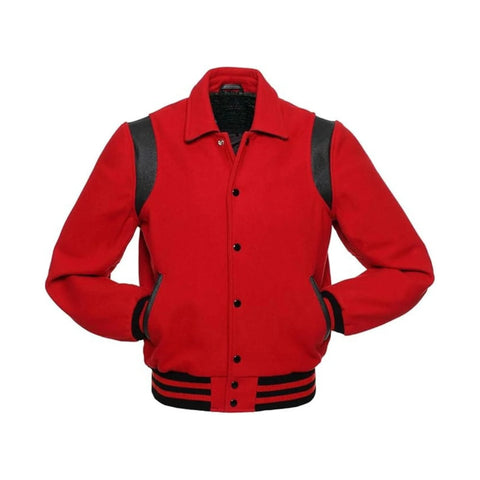 Red Vintage Varsity Jacket