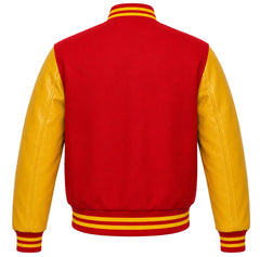 Red and Yellow Varsity Jacket