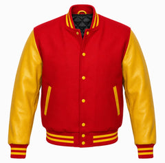 Red and Yellow Varsity Jacket