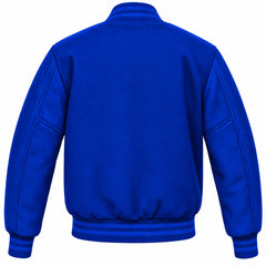 Royal Blue Wool Varsity Jacket