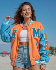 Sunburst Sky Women’s Varsity Jacket