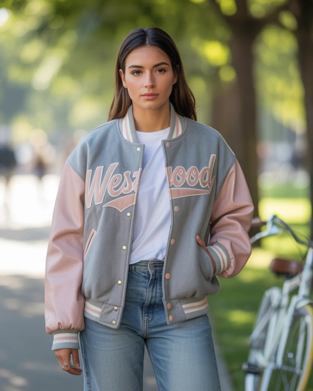 Westwood Bloom Women’s Varsity Jacket