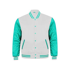 White and Tiffany Satin Jacket